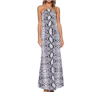 NBD Snakeskin maxi dress size L